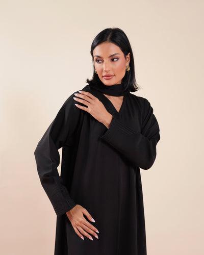 Veyra black abaya