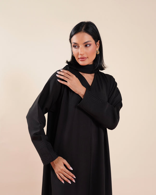Veyra black abaya