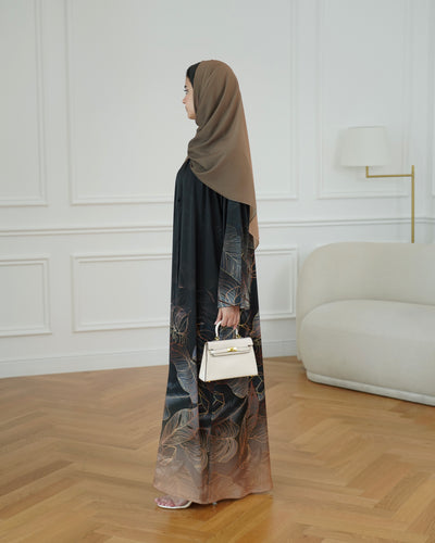 Maha print abaya