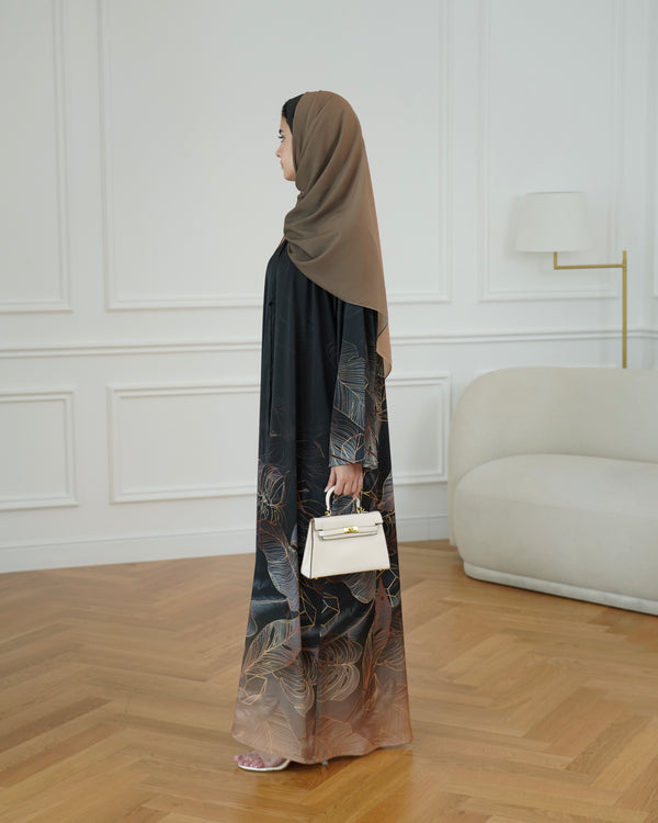 Maha print abaya