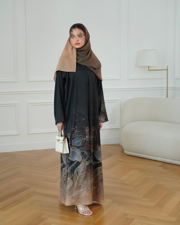 Maha print abaya