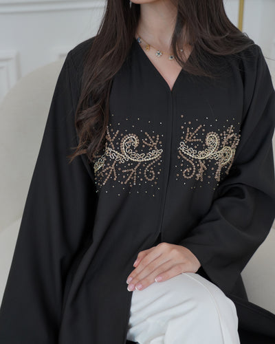 Najwa black abaya