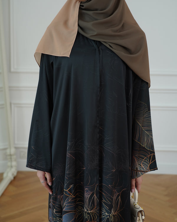 Maha print abaya