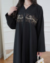 Najwa black abaya