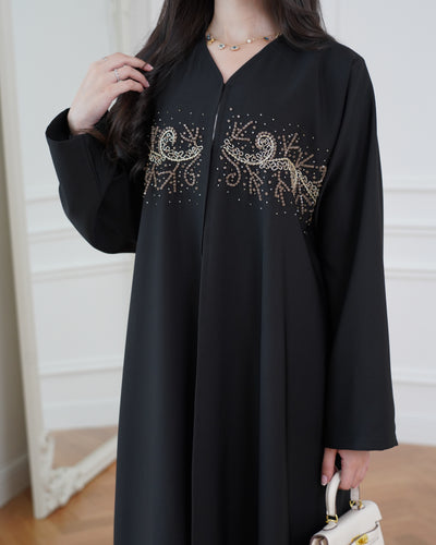 Najwa black abaya