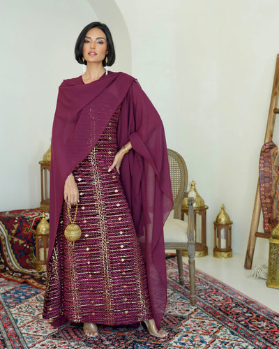Noor Burgundy