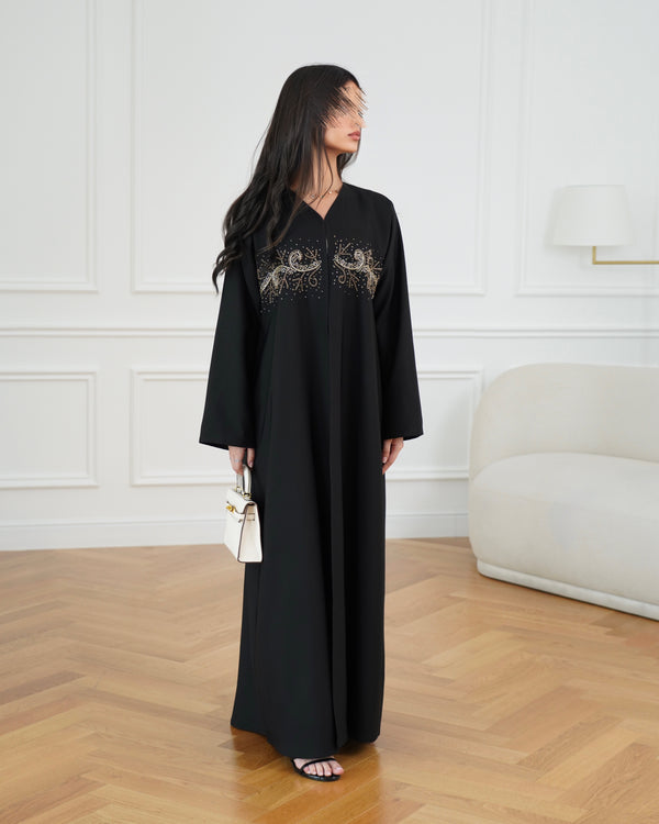 Najwa black abaya