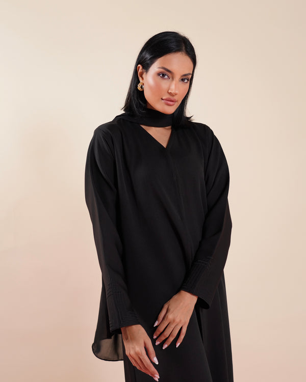 Veyra black abaya