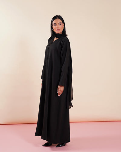 Veyra black abaya
