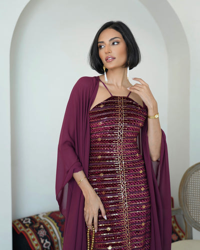 Noor Burgundy