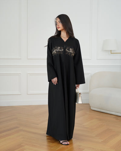 Najwa black abaya