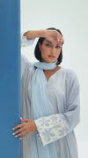 Elise Lake blue  Abaya