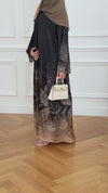 Maha print abaya