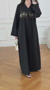 Najwa black abaya